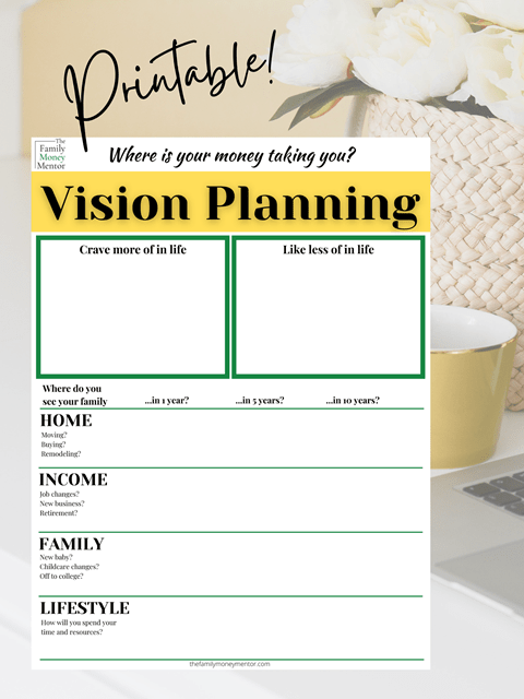 Vision Planning Worksheet 6510